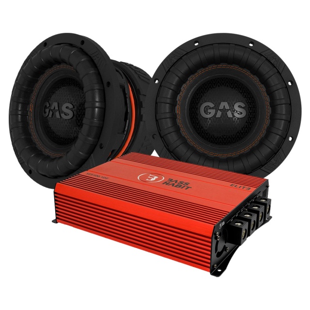 2-pack GAS MAX S2-10D1 & SPL ELITE 5100.1DF, baspaket