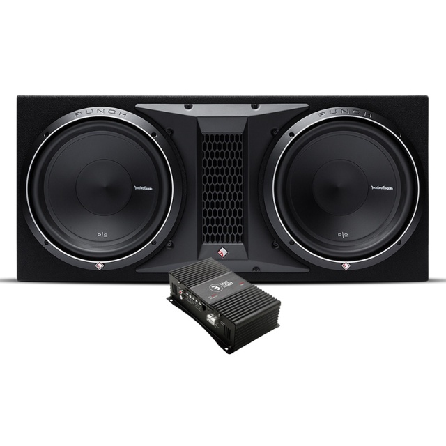 Rockford Fosgate P2-2X12 & Bass Habit SPL ELITE 1000.1DF