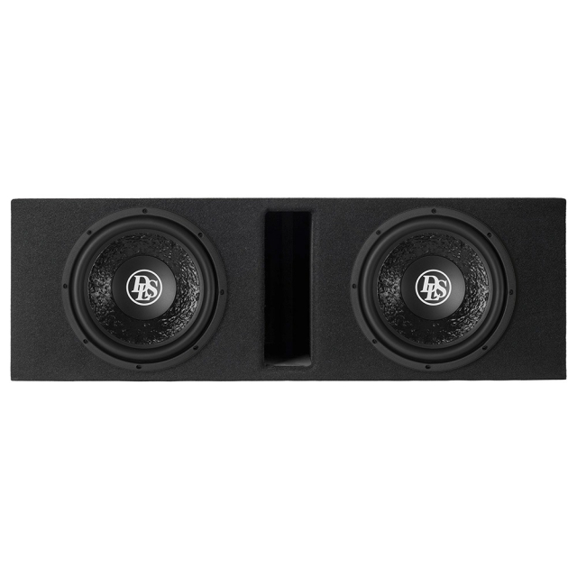 Portad 2x10 tum baslåda med 2st DLS PE10.D2