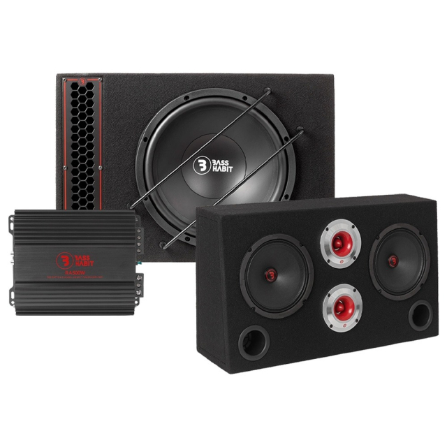 Bass Habit PL112A med SRE62 och slutsteg, raggarpaket