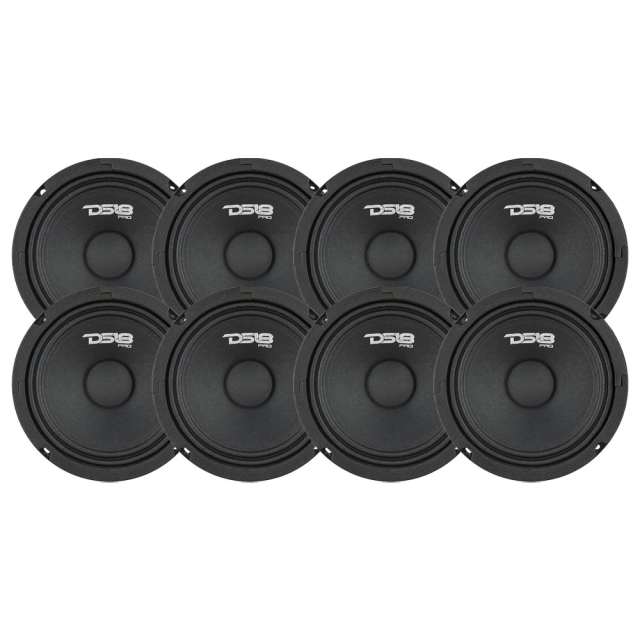 8-pack DS18 PRO-GM6.4, 6.5 tums midbas