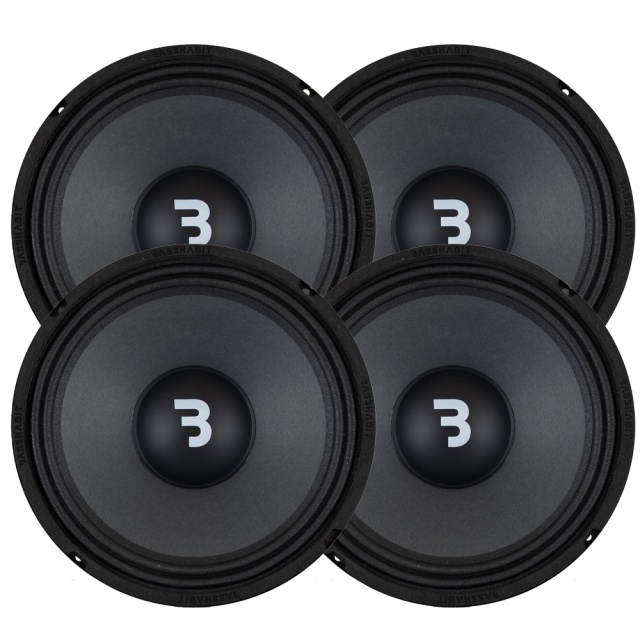 4-pack Bass Habit Play SP250M, 10" midbas
