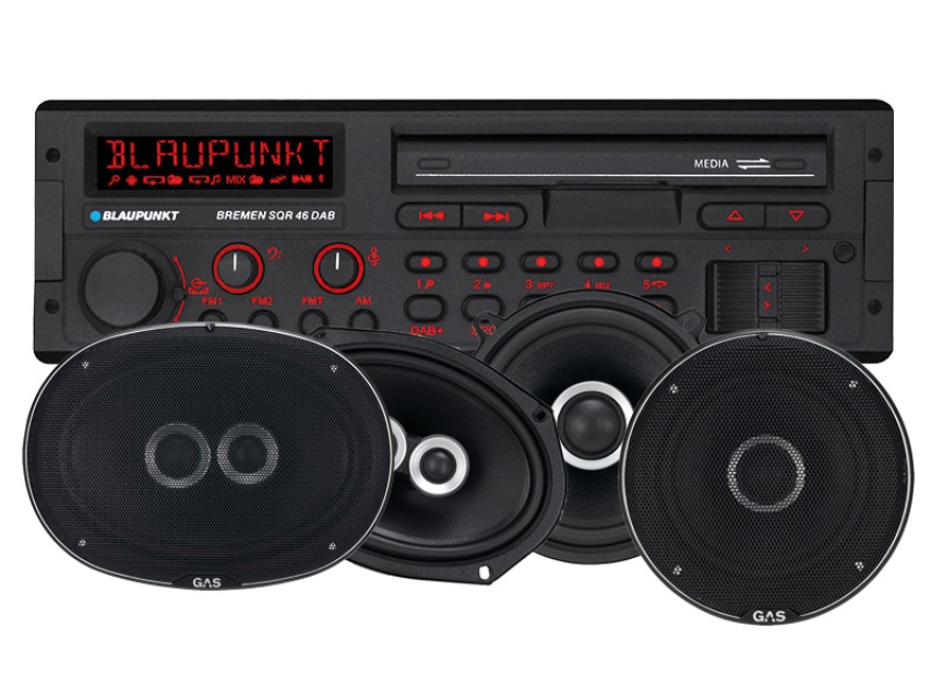 Blaupunkt Bremen SQR 46 DAB & GAS SILVER-Högtalare