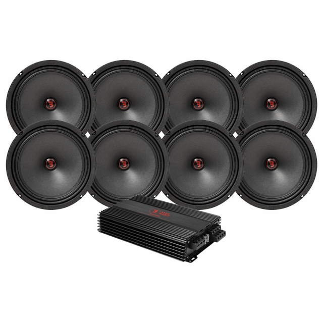 8-pack Bass Habit Rebel SR200M med RA800W, large