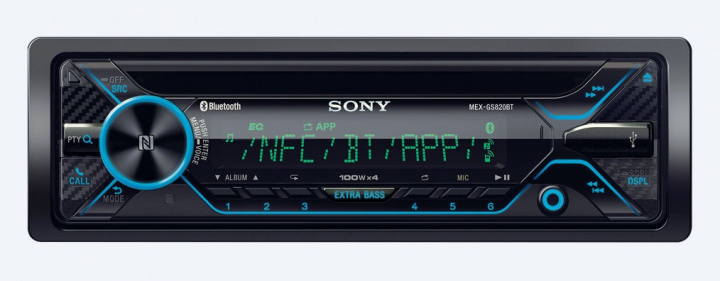 Sony MEX-GS820BT i gruppen Bilstereo / Bilstereo enkeldin hos CD Bilradio (120MEXGS820BT)