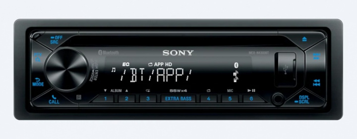 Sony MEX-N4300BT i gruppen Bilstereo / Bilstereo enkeldin hos CD Bilradio (120MEXN4300BT)