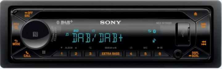 Sony MEX-N7300BD, bilstereo med Bluetooth, DAB+ och 3 par lågnivå i gruppen Bilstereo / Bilstereo enkeldin hos CD Bilradio (120MEXN7300BD)