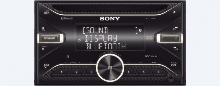 Sony WX-XB100BT i gruppen Bilstereo / Bilstereo dubbeldin hos CD Bilradio (120WXXB100BT)