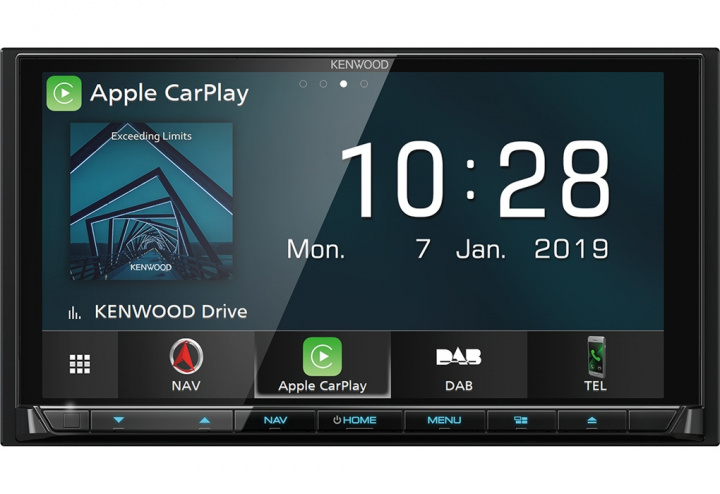 Kenwood DNX-9190DABS, bilstereo med trådlös Android Auto, Apple CarPlay och DAB+ i gruppen Bilstereo / Bilstereo dubbeldin hos CD Bilradio (121DNX9190DABS)