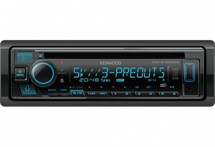 Pioneer DEH-X9600BT, bilstereo med CD, Bluetooth och 3 par lågnivå