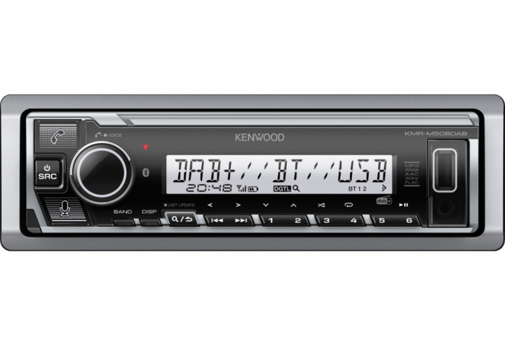 Kenwood KMR-M508DAB, marinstereo med Bluetooth & DAB+ i gruppen Nyheter hos CD Bilradio (121KMRM508DAB)