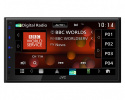JVC KW-M695DBW, bilstereo med DAB, trådlös Carplay & Android Auto