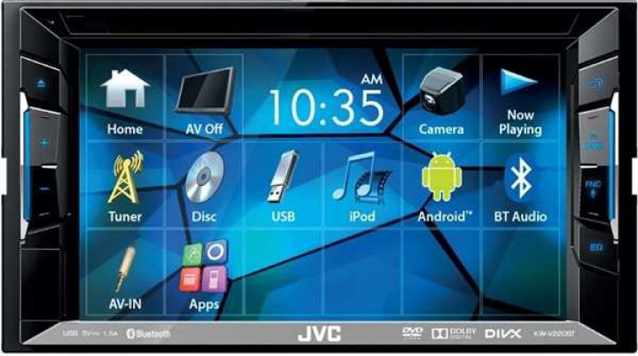 JVC KW-V220BT i gruppen Bilstereo / Bilstereo dubbeldin hos CD Bilradio (130KWV220BT)