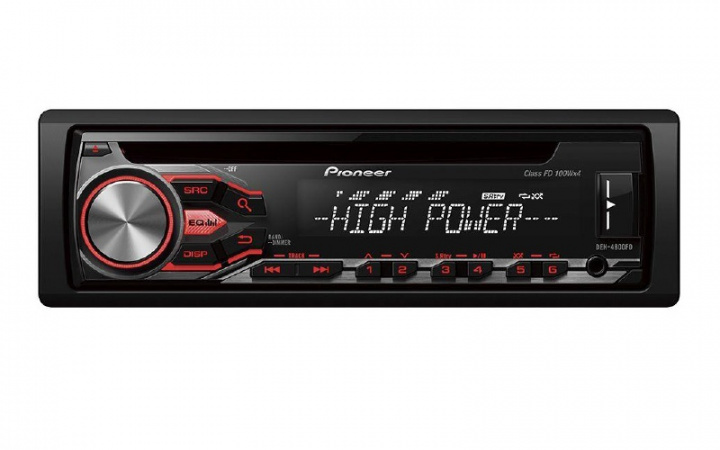 Pioneer DEH-4800FD, bilradio med CD-spelare, 4x100Watt i gruppen Bilstereo / Bilstereo enkeldin hos CD Bilradio (135DEH4800FD)