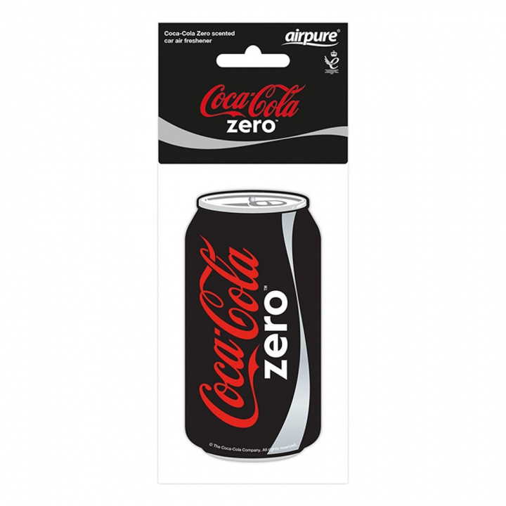 Doftgran med doft av Coca-Cola Zero i gruppen Tillbehör / Övrigt / Dekaler / Reklam mm, hos CD Bilradio (172COLAZEROAIR)