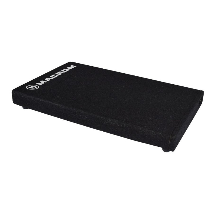 Macrom M-SW250A, superslim aktiv 10 tums baslåda i gruppen Baslådor / Enkellådor hos CD Bilradio (175MSW250A)
