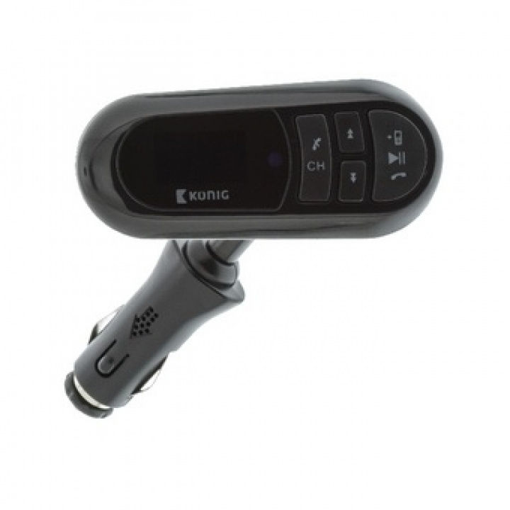 König FM-sändare med Bluetooth och Mikrofon i gruppen Smartphone i bil / Bluetooth hos CD Bilradio (176BTFMTRANS100)