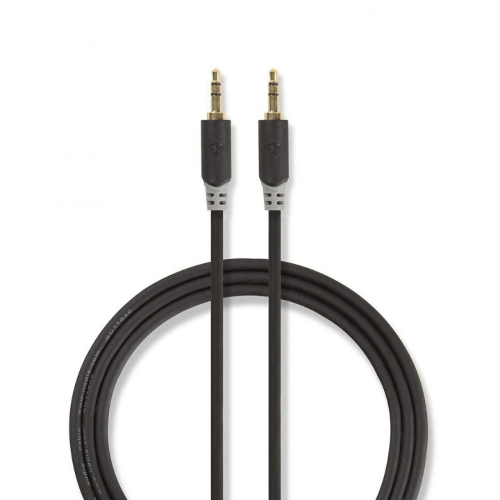 Nedis 3.5mm AUX kabel 5m i gruppen Tillbehör / BT / AUX / USB / iPhone kablar hos CD Bilradio (176CABW22000AT50)