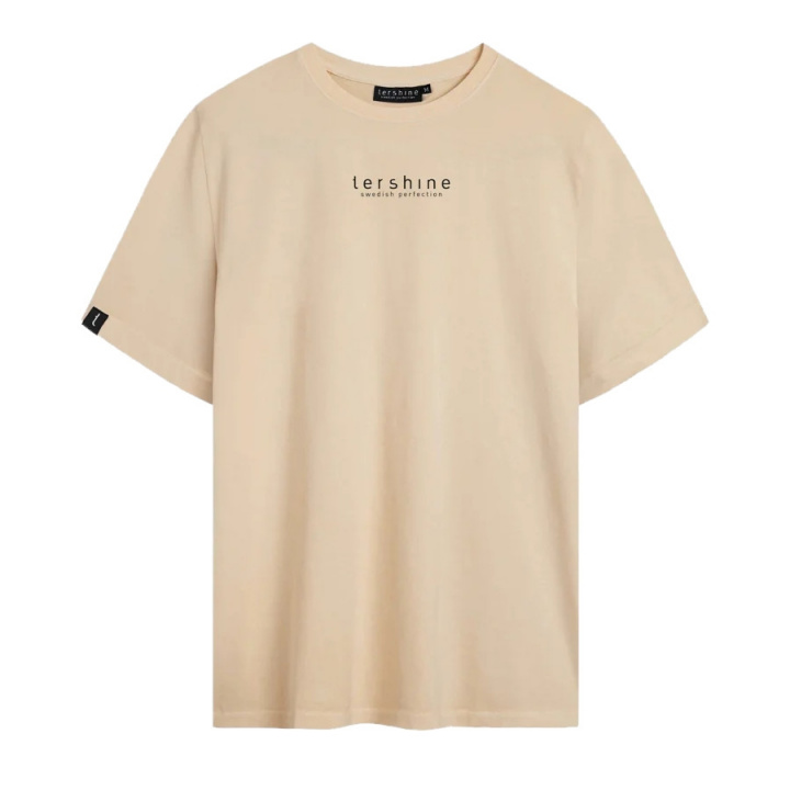Tershine Oversized T-shirt, beige, medium i gruppen Tillbehör / Övrigt / Dekaler / Reklam mm, hos CD Bilradio (184OSTSHIRTBM)