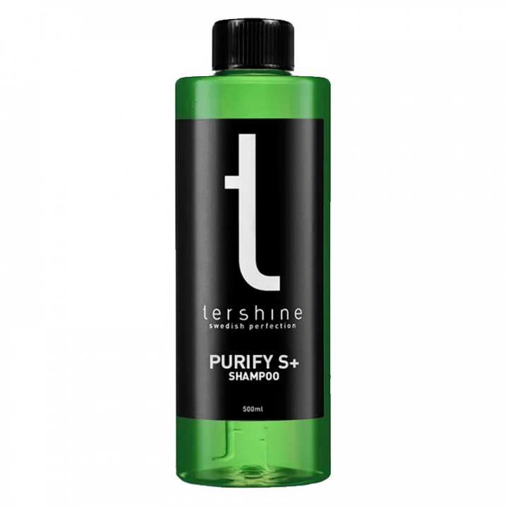 Tershine Purify S+ - Shampoo, keramiskt schampo med lackskydd, 500 ml i gruppen Tillbehör / Bilvård hos CD Bilradio (184PURIFYSPLUS)