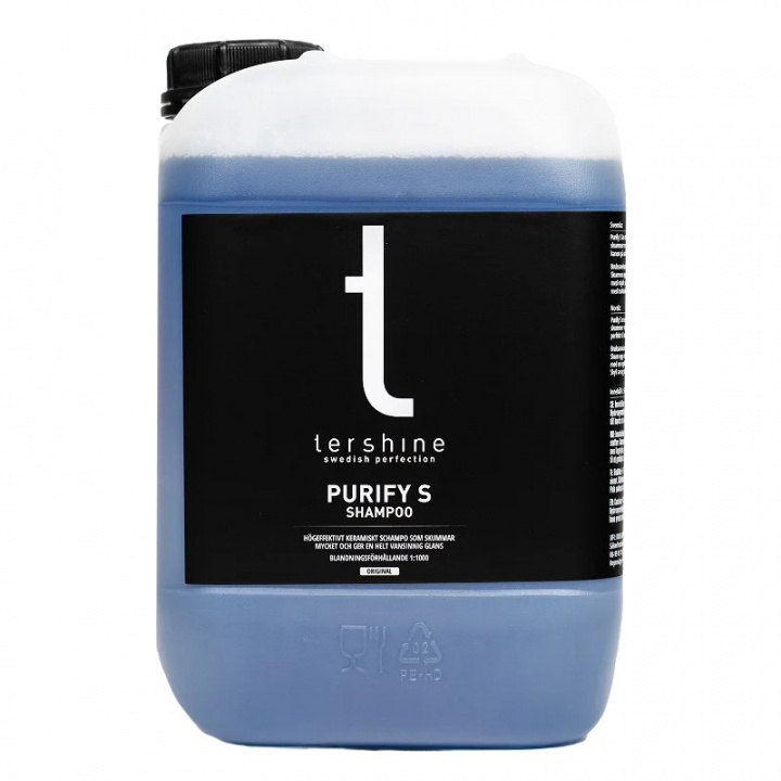 Tershine Purify S - Shampoo, keramiskt schampo, original 5 L i gruppen Tillbehör / Bilvård hos CD Bilradio (184PUS5LV2)