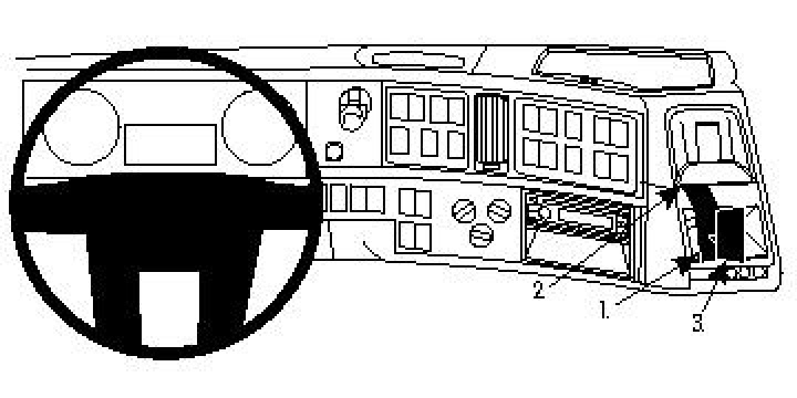 Brodit Förstärkt ProClip, Volvo FH series 09-13 i gruppen Modellanpassat / Volvo / FM series / Volvo FM series 2003-2013 hos CD Bilradio (240213459)