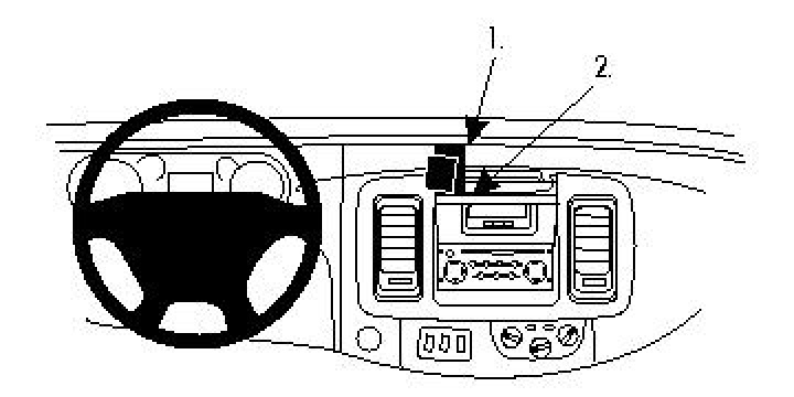 Brodit Förstärkt ProClip, Nissan/Opel/Renault 02-10 i gruppen Modellanpassat / Renault / Trafic / 2006-2010 (Phase II) (X83) hos CD Bilradio (240213461)
