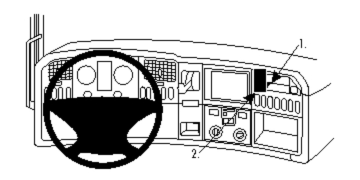 Brodit Förstärkt ProClip, Scania G-series 10-18 i gruppen Modellanpassat / Scania / Scania R-series / Scania R-series 2010-2016 hos CD Bilradio (240213475)
