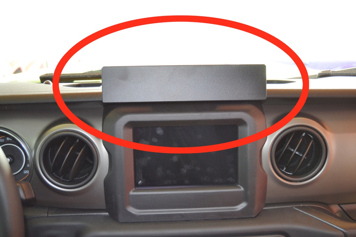 Brodit Förstärkt ProClip, Jeep Wrangler 18½-23 i gruppen Modellanpassat / Jeep hos CD Bilradio (240213546)