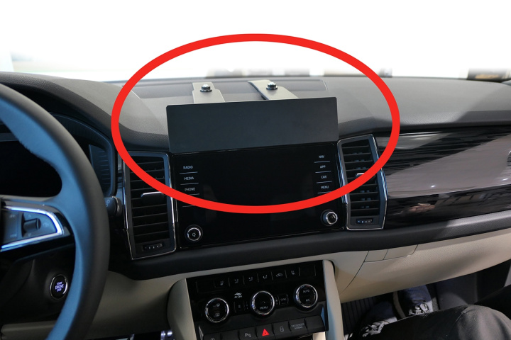 Brodit Förstärkt ProClip, Skoda Karoq/Kodiaq 17-23 17-26 i gruppen Modellanpassat / Skoda / Kodiaq / 2017-2021 (NS7) hos CD Bilradio (240213560)