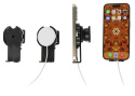 Brodit Fäste med kulled, Apple iPhone 12/12 Mini/12 Pro/12 Pro Max/13/13 Mini/13 Pro/13 Pro Max/14/14 Plus m. fl.