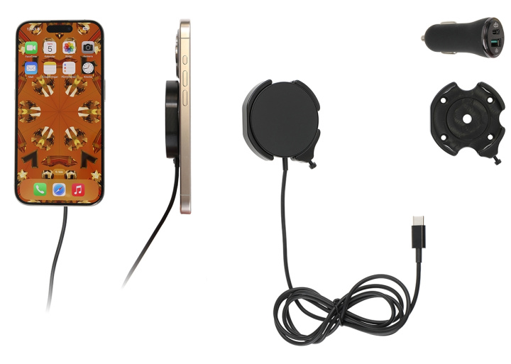 Brodit Fäste, Apple iPhone 12/12 Mini/12 Pro/12 Pro Max/13/13 Mini/13 Pro/13 Pro Max/14/14 Plus m. fl. i gruppen Smartphone i bil / Tillbehör för mobilen hos CD Bilradio (240216324)