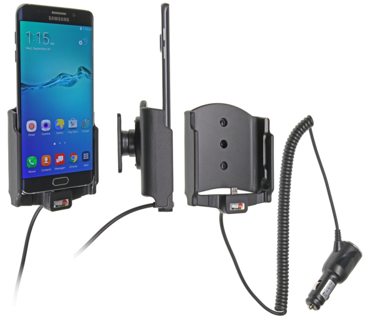 Brodit Aktiv hållare med cigg-kontakt, Samsung Galaxy S6 edge+ i gruppen Smartphone i bil / Mobilhållare hos CD Bilradio (240512773)