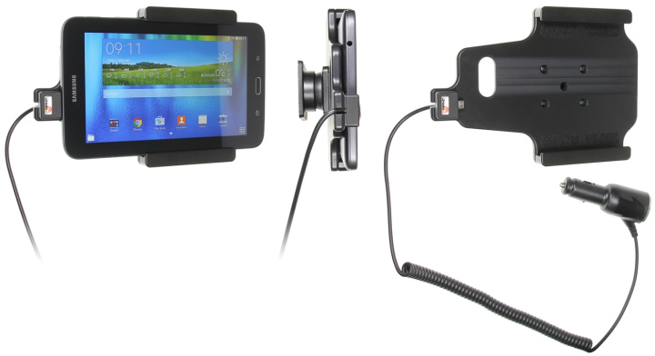 Brodit Aktiv hållare med cigg-kontakt, Samsung Galaxy Tab 3 Lite i gruppen Smartphone i bil / Mobilhållare hos CD Bilradio (240512838)