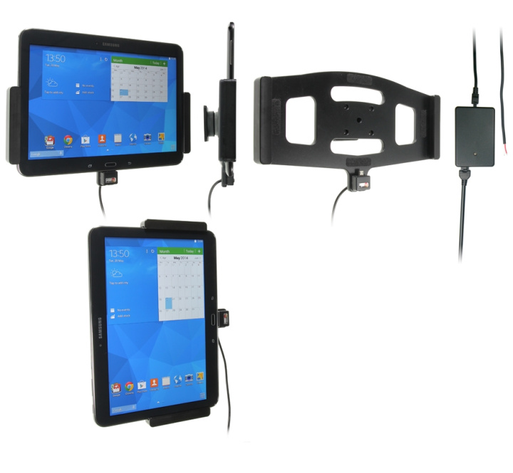 Brodit Aktiv hållare för fast installation, Samsung Galaxy Tab 4 10.1 SM-T530/SM-T531/SM-T535 i gruppen Smartphone i bil / Mobilhållare hos CD Bilradio (240513632)