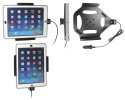 Brodit Aktiv hållare med USB-kabel och cigg-adapter, Apple iPad 5th Gen (A1822, A1823)/9.7 6th Gen (A1893, A1954)/9.7 New/Air (A1474, A1475, A1476)