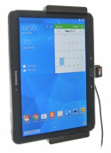 Brodit Aktiv hållare med USB-kabel och cigg-adapter, Samsung Galaxy Tab 4 10.1 SM-T530/SM-T531/SM-T535