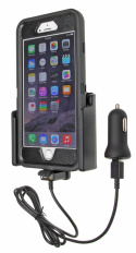 Brodit Aktiv hållare med USB-kabel och cigg-adapter, Apple iPhone 6 Plus/6S Plus/7 Plus/8 Plus