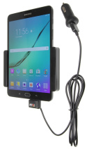Brodit Aktiv hållare med USB-kabel och cigg-adapter, Samsung Galaxy Tab S2 8.0 SM-T713 /SM-T719