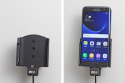 Brodit Aktiv hållare med USB-kabel och cigg-adapter, Samsung Galaxy S7 Edge