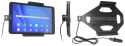 Brodit Aktiv hållare med USB-kabel och cigg-adapter, Samsung Galaxy Tab A 10.1 (2016) SM-T580/SM-T585
