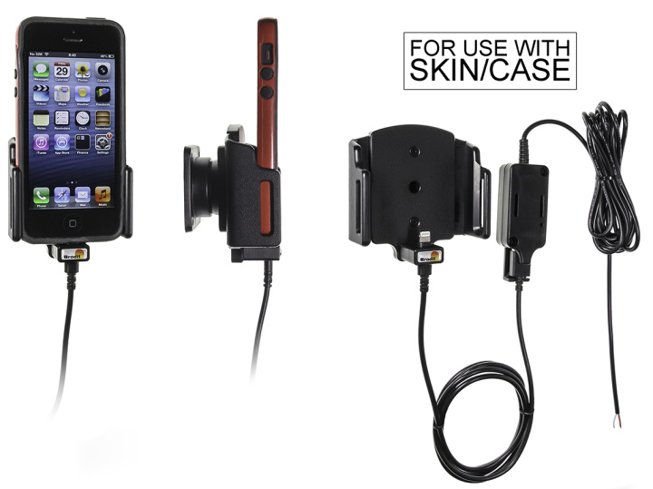 Brodit Aktiv hållare för fast installation, Apple iPhone 12 Mini/13 Mini/5/5C/5S/SE i gruppen Smartphone i bil / Mobilhållare hos CD Bilradio (240527502)