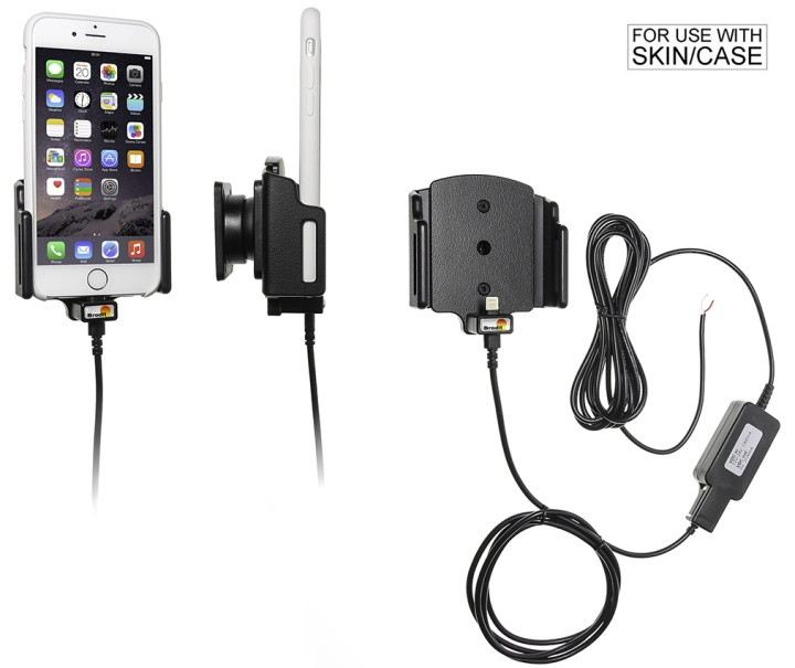 Brodit Aktiv hållare för fast installation, Apple iPhone 6/6S/7/8/SE 2nd Gen 2020/X/Xs i gruppen Smartphone i bil / Mobilhållare hos CD Bilradio (240527666)