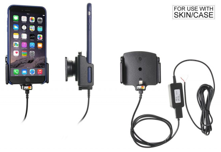 Brodit 527667, Aktiv hållare Apple iPhone 6-11 med skal och i gruppen Smartphone i bil / Mobilhållare hos CD Bilradio (240527667)