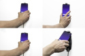 Brodit Aktiv hållare för fast installation, Samsung Galaxy S10+/S8+/S9+