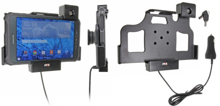 Brodit Hållare med nyckel-lås, Samsung Galaxy Tab Active 8.0 SM-T365 i gruppen Smartphone i bil / Mobilhållare hos CD Bilradio (240535676)