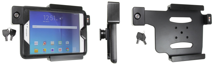 Brodit Hållare med nyckel-lås, Samsung Galaxy Tab A 8.0 (2015) SM-T350 i gruppen Smartphone i bil / Mobilhållare hos CD Bilradio (240539852)