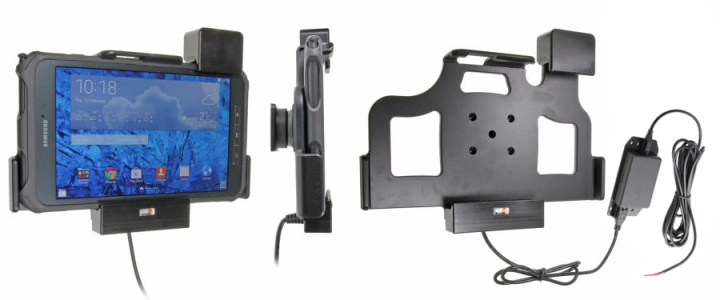 Brodit Hållare med fjäder-lås, Samsung Galaxy Tab Active 8.0 SM-T365 i gruppen Smartphone i bil / Mobilhållare hos CD Bilradio (240547676)
