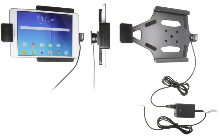 Brodit Hållare med fjäder-lås, Samsung Galaxy Tab A 8.0 (2015) SM-T350 i gruppen Smartphone i bil / Mobilhållare hos CD Bilradio (240547760)