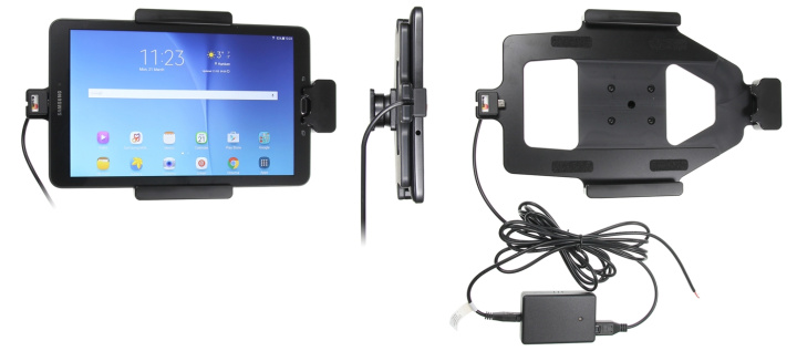 Brodit Hållare med fjäder-lås, Samsung Galaxy Tab E 9.6 i gruppen Smartphone i bil / Mobilhållare hos CD Bilradio (240547821)